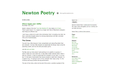 Desktop Screenshot of newtonpoetry.com